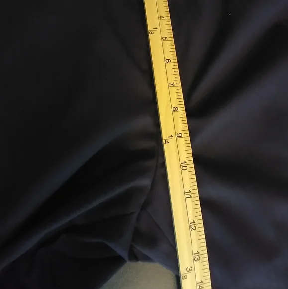 Carlo Lusso 2 Pc Black Pin Stripe Mens Suit Size 42 Business Office Lawyer Work - Picture 10 of 13